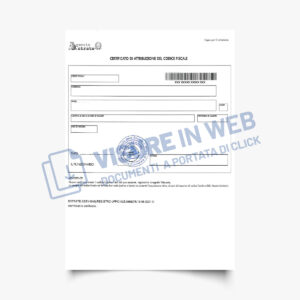 agenzia entrate certificato duplicato codice fiscale