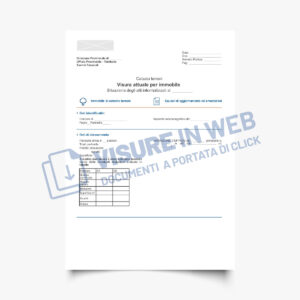 catasto conservatoria visura catastale immobile