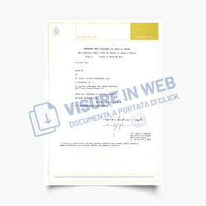 certificato stato civile estratto morte