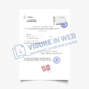 Certificato di Cittadinanza