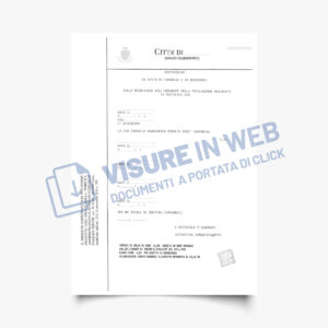 comune certificato contestuale