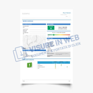 report pre affidamento impresa standard