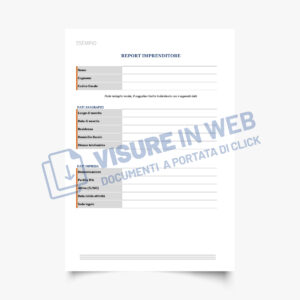 report pre fido imprenditore basic