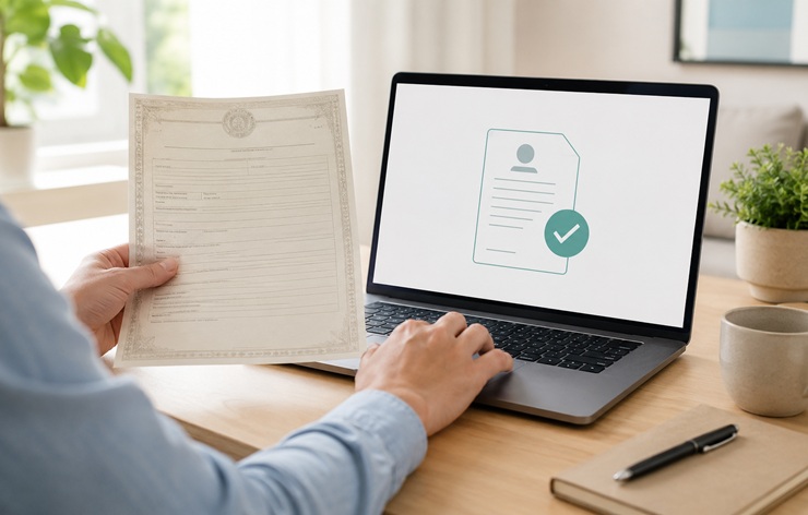 Estratto di nascita online richiesta, tempi, dati necessari