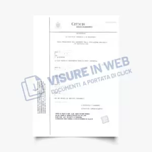 comune certificato contestuale