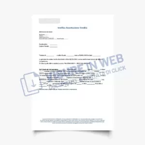 rapporti informativi verifica accettazione eredita